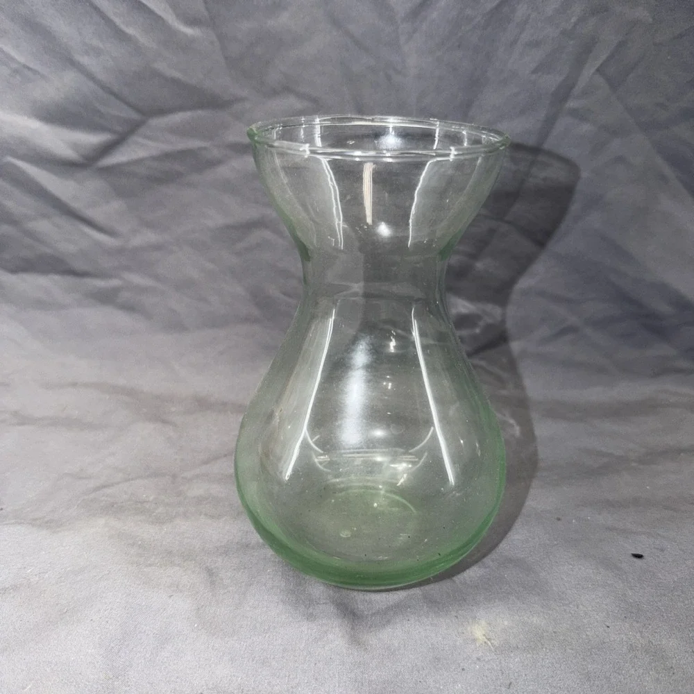 Clear Glass Hyacinth Flower Bulb Forcing Vase 5 3/4